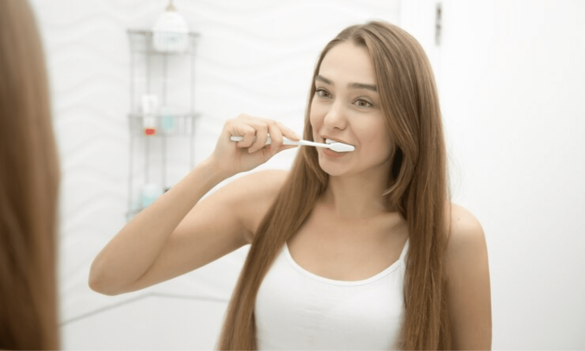 brush teeth after using whitening strips